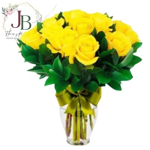 FLORERO DE 15 ROSAS"