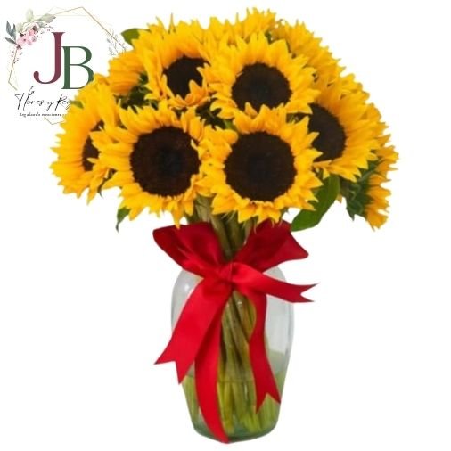 FLORERO DE 20 GIRASOLES"