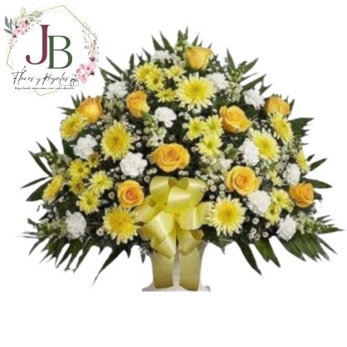 Funebresy condolencias.JBFLORESYREGALOS (15) PIE DE URNA""