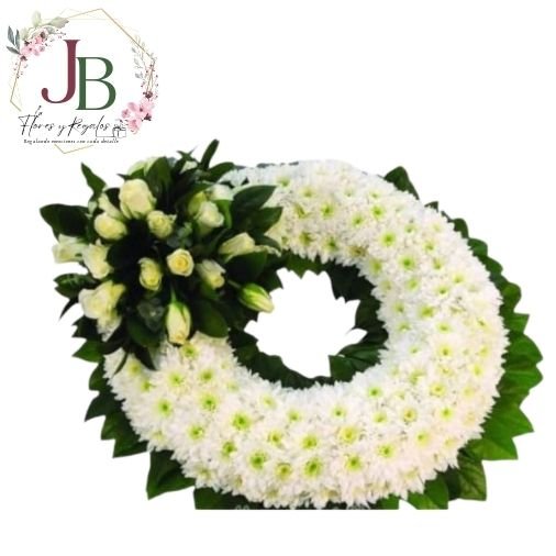 Funebresy condolencias.JBFLORESYREGALOS (19) CORONA FÚNEBRE.