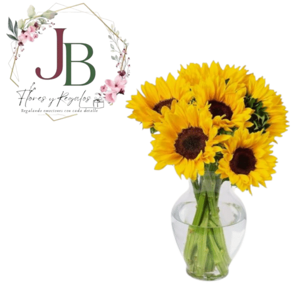 IMG-20250918-WA0049 (4) Majestuoso florero 10 girasoles