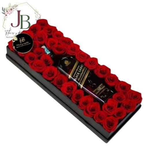 BOX BLACK LABEL ROSE"