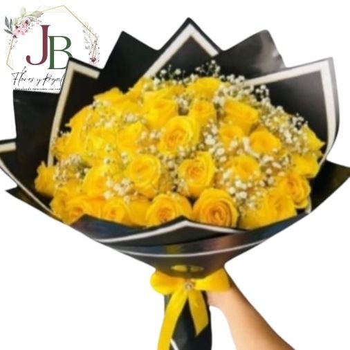 RAMOSYFLORES.JBFLORESYREGALOS (19) RAMO DE 36 ROSAS AMARILLAS"