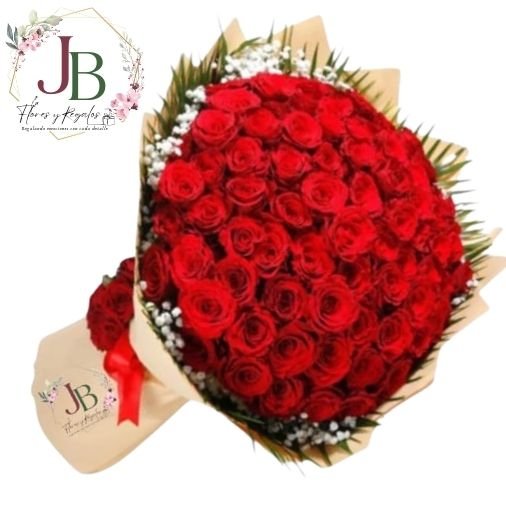 RAMOSYFLORES.JBFLORESYREGALOS (3) HERMOSO RAMO BUCHON DE 200 ROSAS"