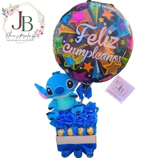 RAMOSYFLORES.JBFLORESYREGALOS (32) BOX DULCE STICHT"