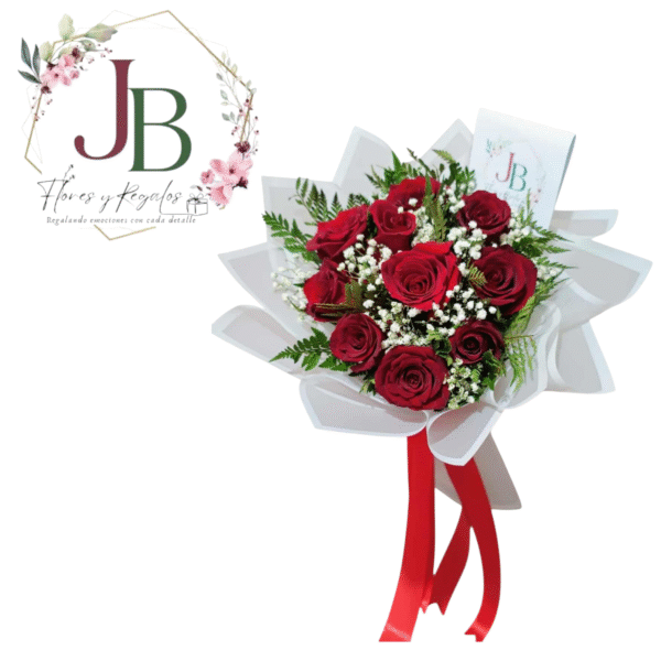 Photoroom-20251114_202342149 (1) HERMOSO RAMO DE 10 ROSAS CON ELEGANTE ENVOLTURA