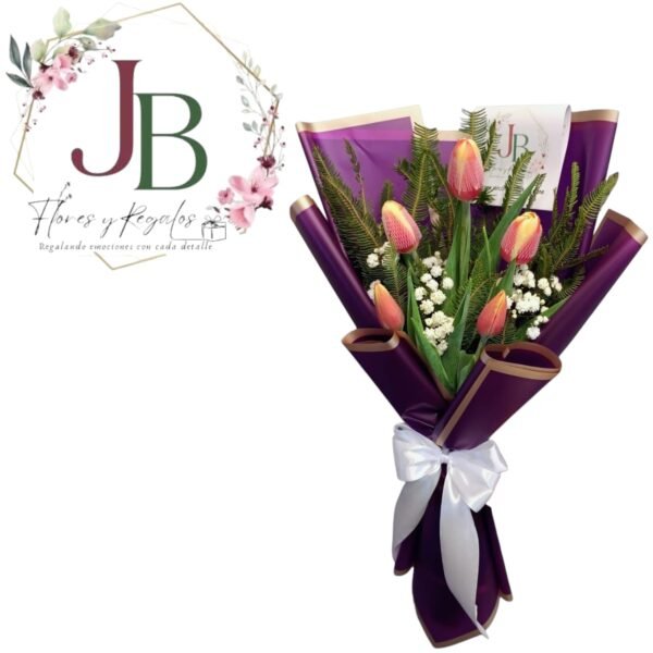 Ramo de 5 Tulipanes