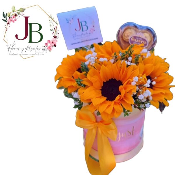 ESPECTACULAR BOX DE GIRASOLES